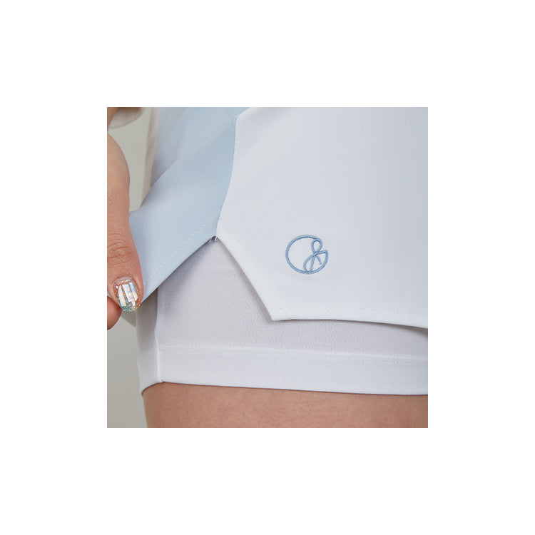 {PRE-ORDER} Double Slit Skirt from Korea (BLUE)