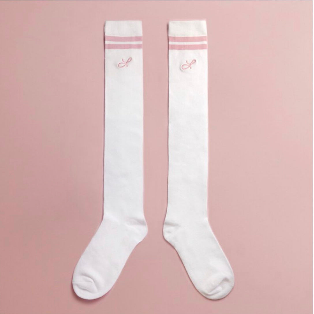 {READY-STOCK} Knee Socks made in anti-bacterial fabric by LEI, Korea