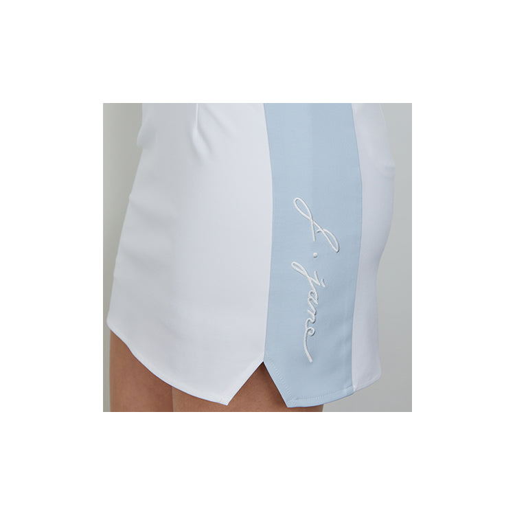 {PRE-ORDER} Double Slit Skirt from Korea (BLUE)
